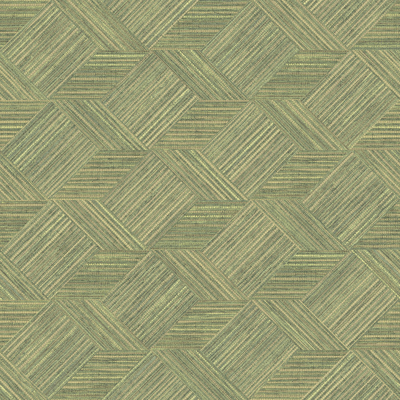 Galerie Wallcoverings Tapet Evergreen Grassy Tile Galerie Grön