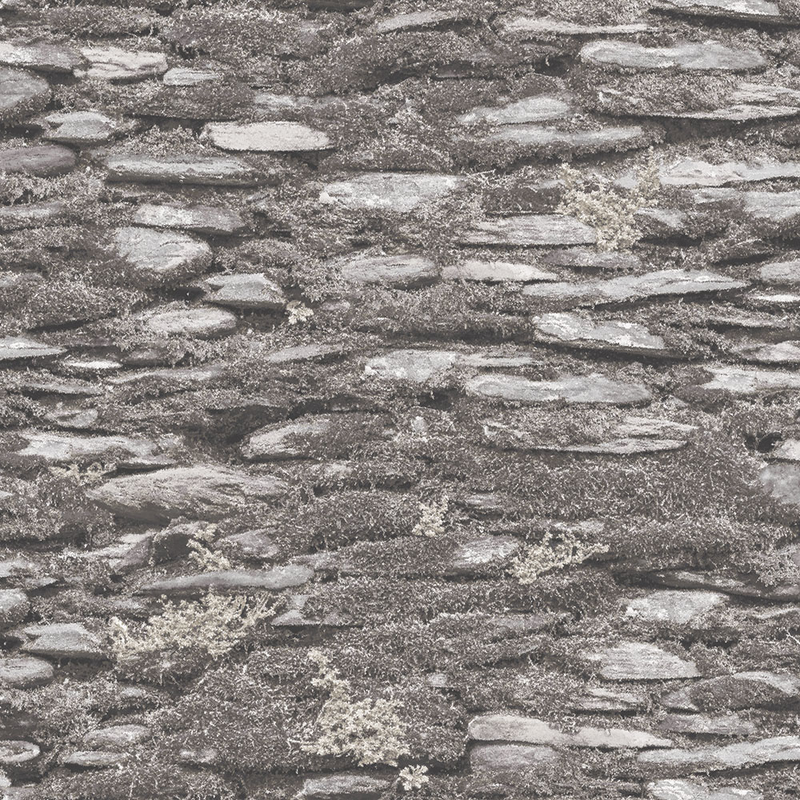 Galerie Wallcoverings Tapet Evergreen Rock Wall Galerie Grå