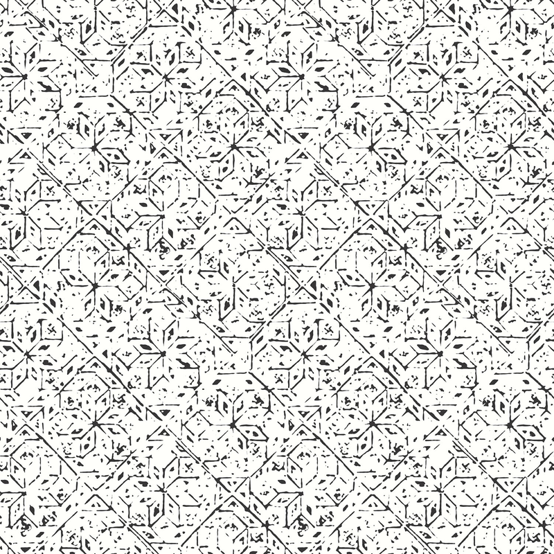 Galerie Wallcoverings Tapet Bazaar Non Woven Småmönstrad Rak 129 Galerie Vit/svart