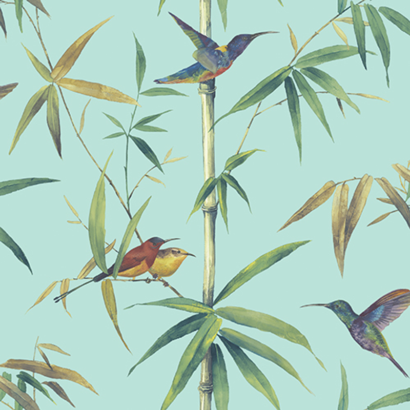 Galerie Wallcoverings Tapet Global Fusion Non Woven Djur/natur Förskjuten 147 Galerie Orange/gul/grön/turkos