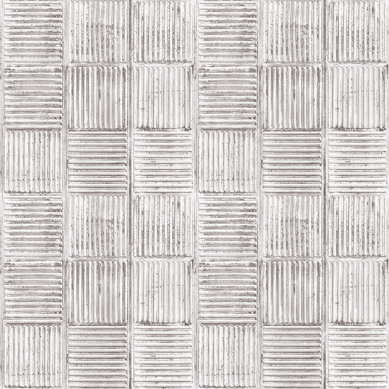 Galerie Wallcoverings Tapet Grunge Non Woven Rutig Rak 167 Galerie Ljusgrå