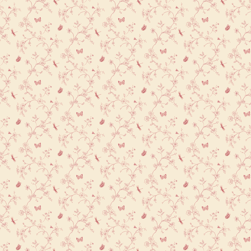 Galerie Wallcoverings Tapet Miniatyrer Non Woven Småmönstrad Rak 278 Galerie Röd/lila/vit/grå/brun/beige