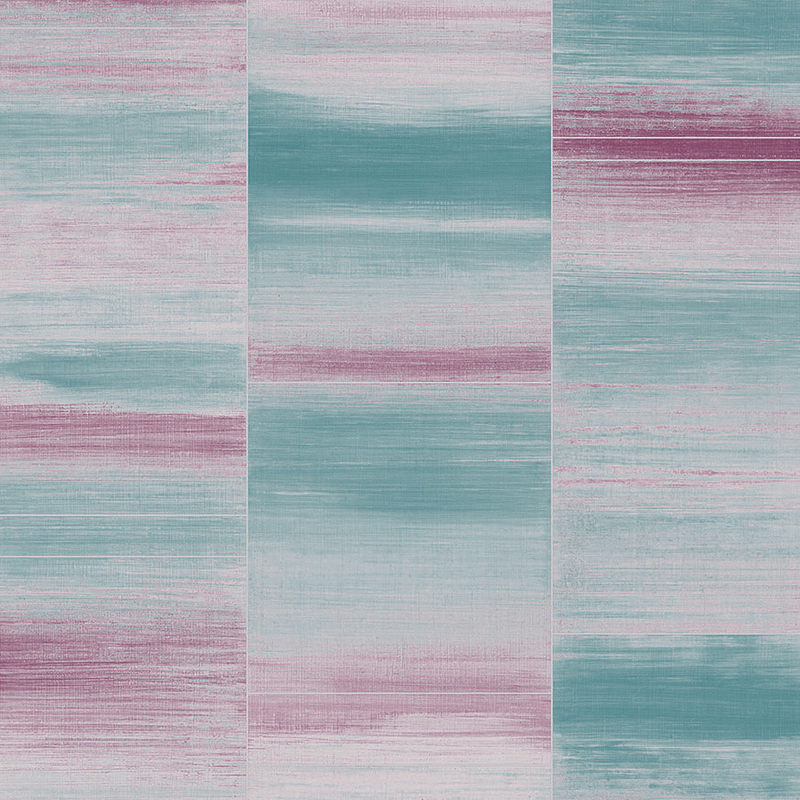 Galerie Wallcoverings Tapet Very Special Non Woven Rutig Förskjuten Galerie Turkos/rosa/grå/metallic