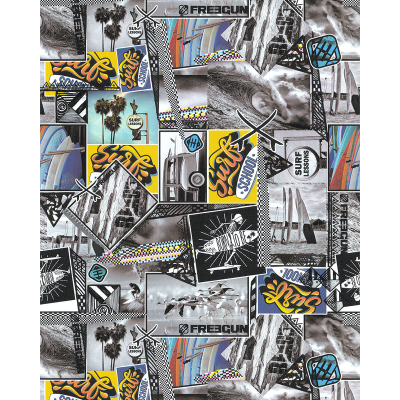 Lutèce Tapet Les Aventures 21 Non Woven Barn Motiv/text Free Gun Sce - Lutèce Surf