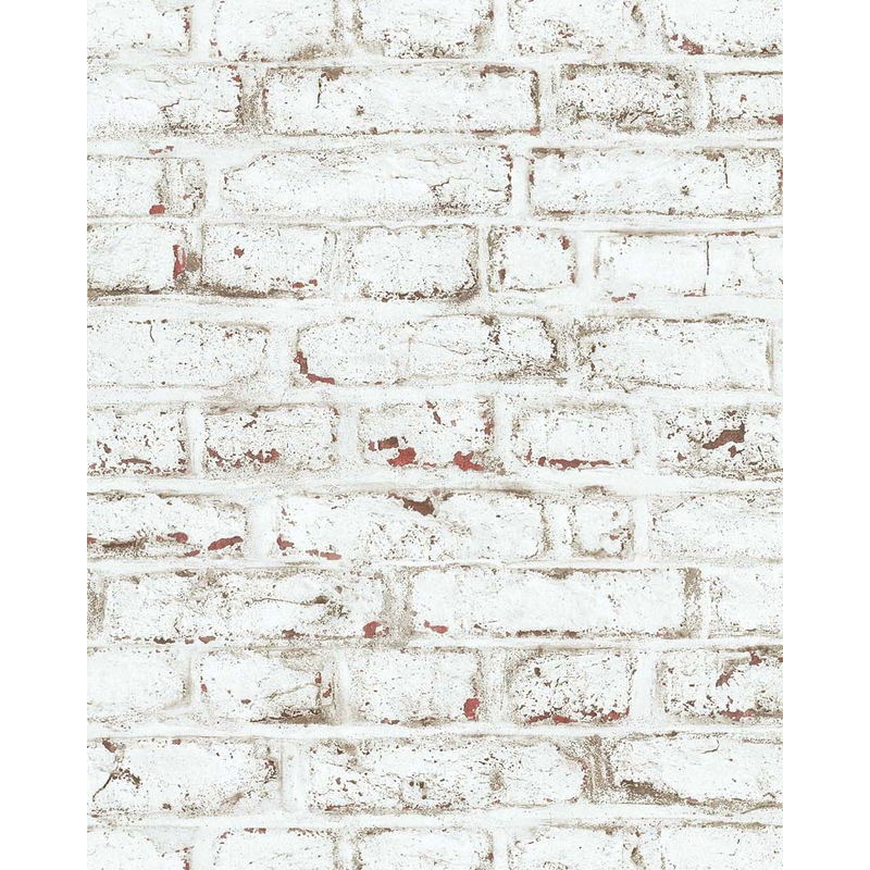 Lutèce Tapet Les Aventures 21 Papper Vintage Sten/trä Brique Sce - Lutèce Blanche