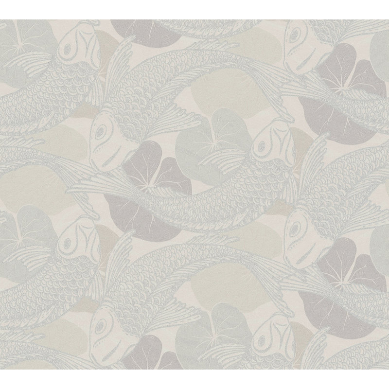 As Creation Tapet Metropolitan Stories Ii Non Woven Djur/natur B2 As Creation Vit/grå/metallic