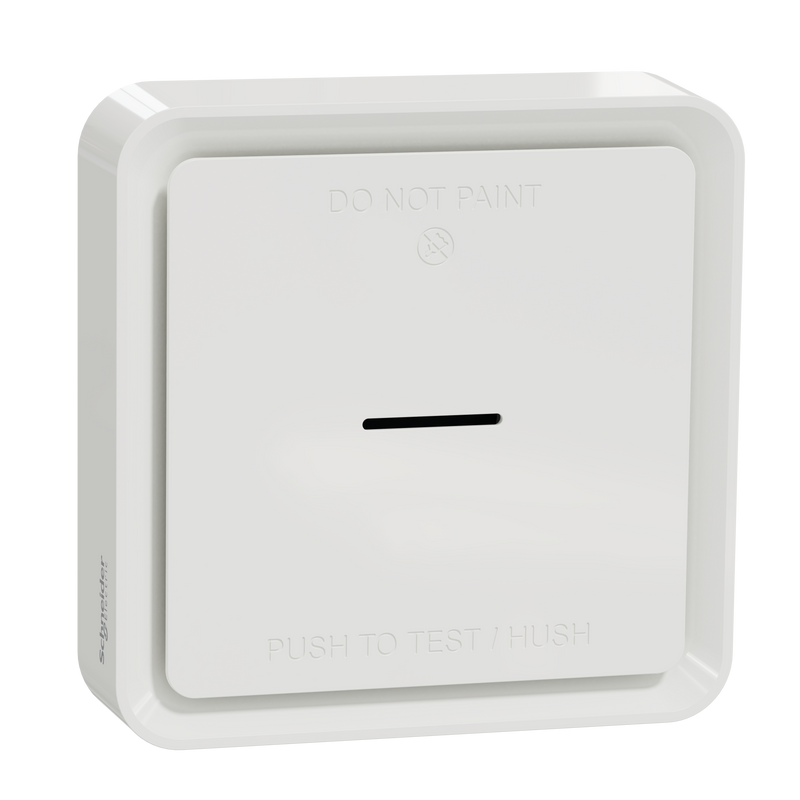 Schneider Smart Brandvarnare Wiser Zigbee 3.0  Electric Utanpåliggande, Appkontrollerad, Vit, Ip20