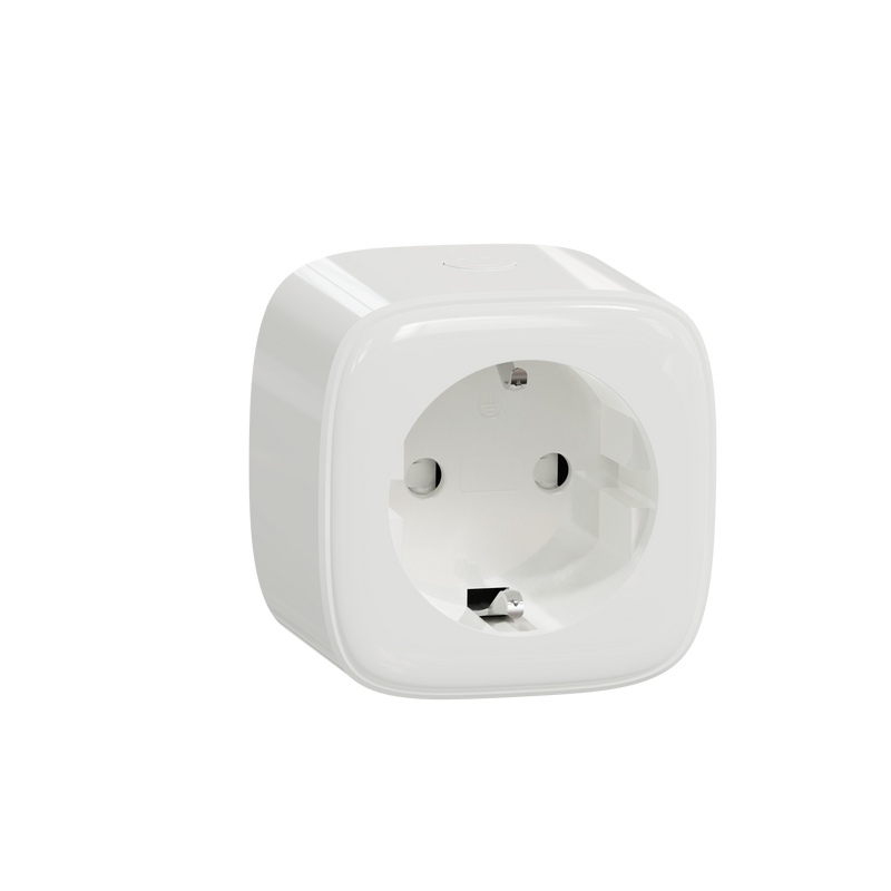 Schneider Smart Plug Wiser Utanpåliggande 1-vägs  Electric Appkontrollerad, Vit, Ip20