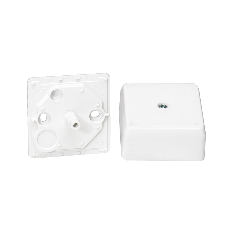 Schneider Kopplingsdosa Mureva K60  Electric Utanpåliggande, Utan Plint, Vit, Ip20, Kabelinstallation