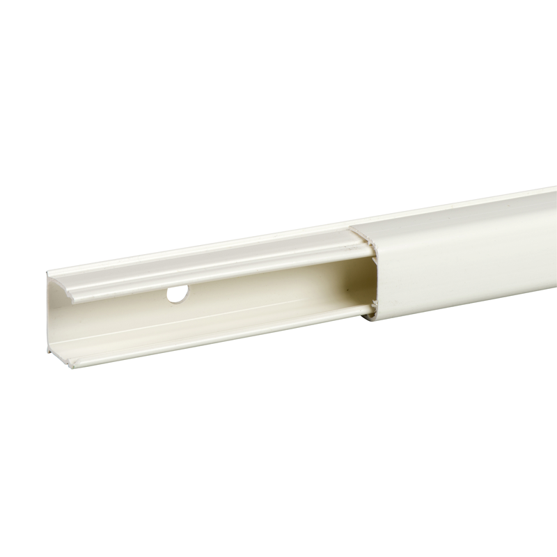 Schneider Kabelkanal Optiline Mini Med Självhäftande Tejp Pc/abs 1-fack  Electric 18 X 20 Mm, Vit Ral 9003