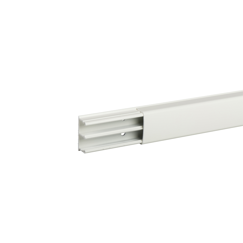 Schneider Kabelkanal Optiline Mini Aluminium 2-fack  Electric 18 X 35 Mm, 2,1 M, Vit Ral 9003