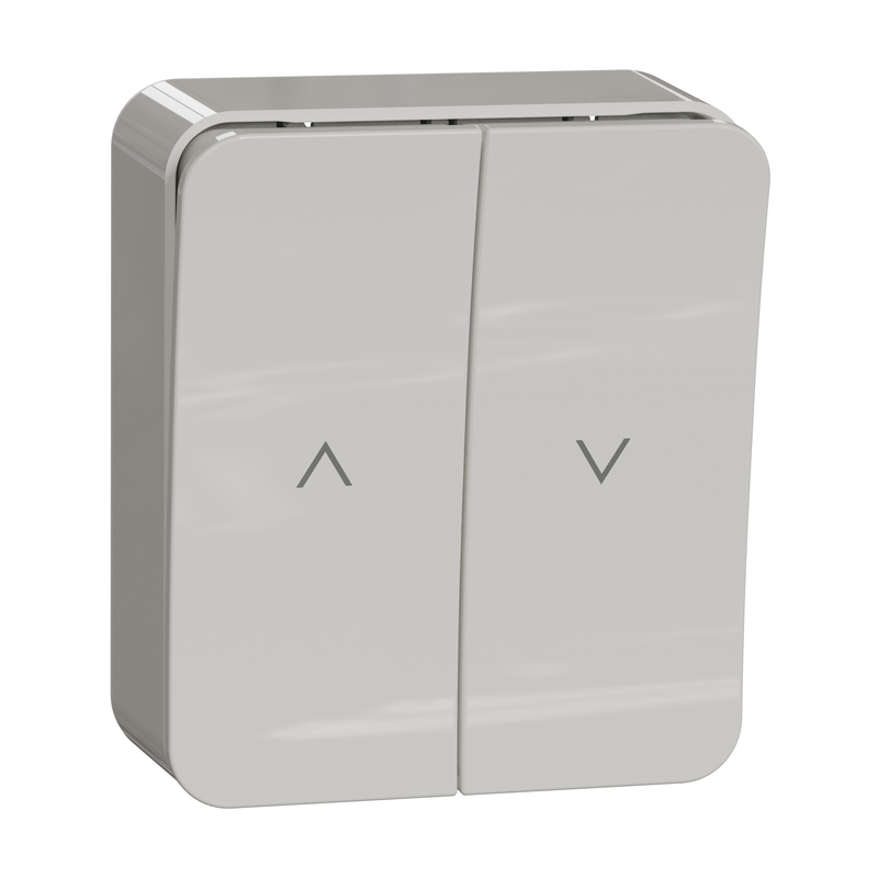 Schneider Jalusibrytare Exxact Utanpåliggande För Markis/persienn  Electric Vit, 16a, Ip21