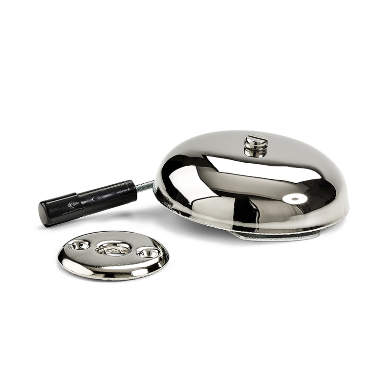 Habo Ringklocka 680 Nickel  För Dörrtjocklek 58-85 Mm