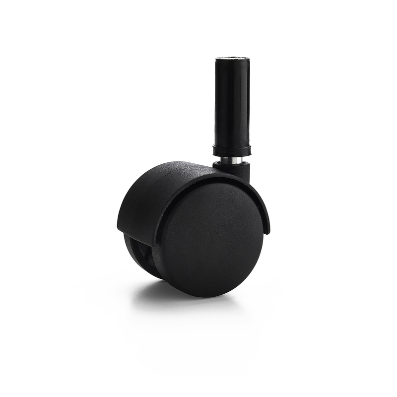 Habo Möbelhjul Med Tapp 1441 Svart 4-pack  40 Mm