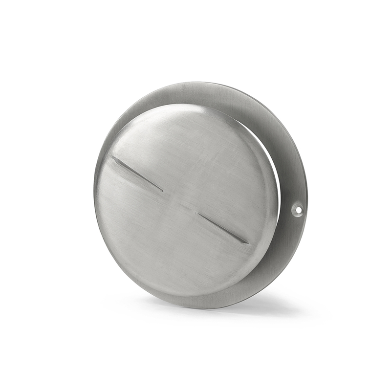 Habo Tallriksventil 80 Aluminium  100 Mm