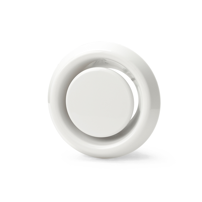 Habo Frånluftsventil 1200 Vit  125 Mm