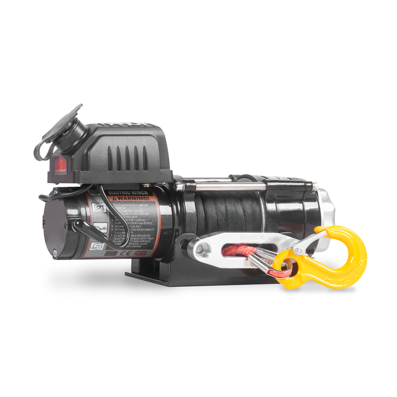 Warrior Winches Vinsch Ninja Amortek Syntetvajer 2500lb Warrior Winches 12v