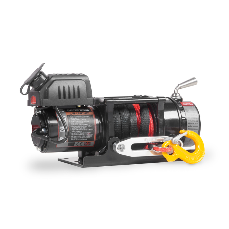 Warrior Winches Vinsch Ninja Amortek Syntetvajer 4500lb Warrior Winches 12v