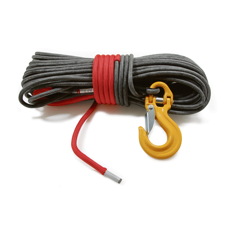 Warrior Winches Syntetisk Lina 10mm X 30m Komplett Med Krok Och Kaus Warrior Winches