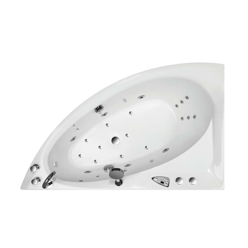 Swebad Massagebadkar Härnösand Swebad 150 Cm, Bra, Höger