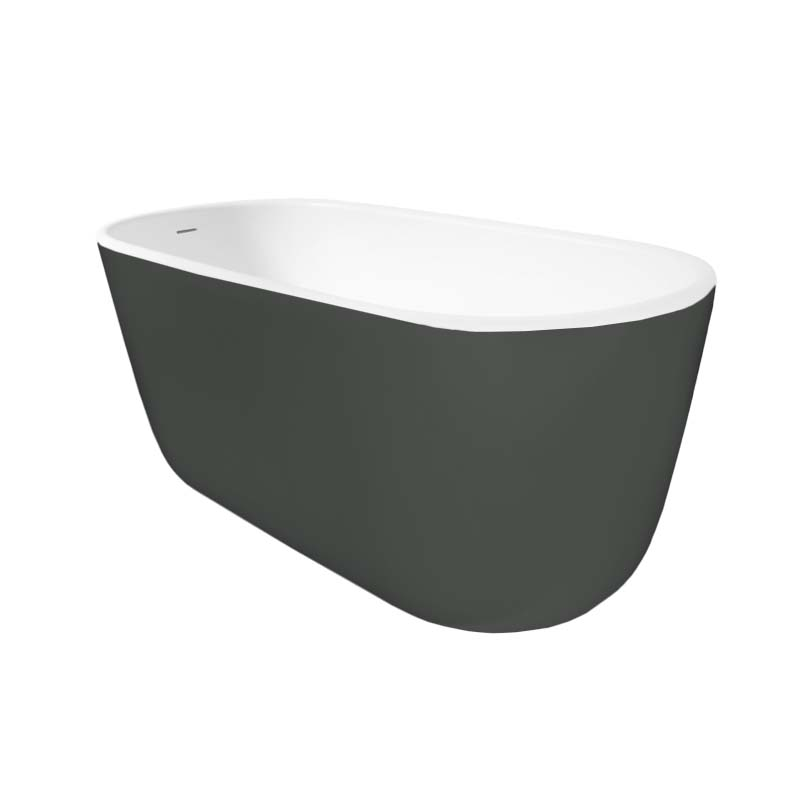 Swebad Badkar Marstrand Swebad 155 Cm, Grafit