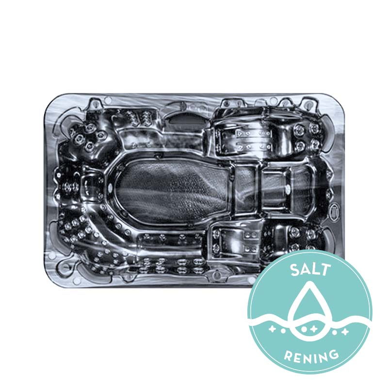 Swebad Spabad Palladium 9 Platser 98 Jets Swebad Saltrening, Pearl Shadow