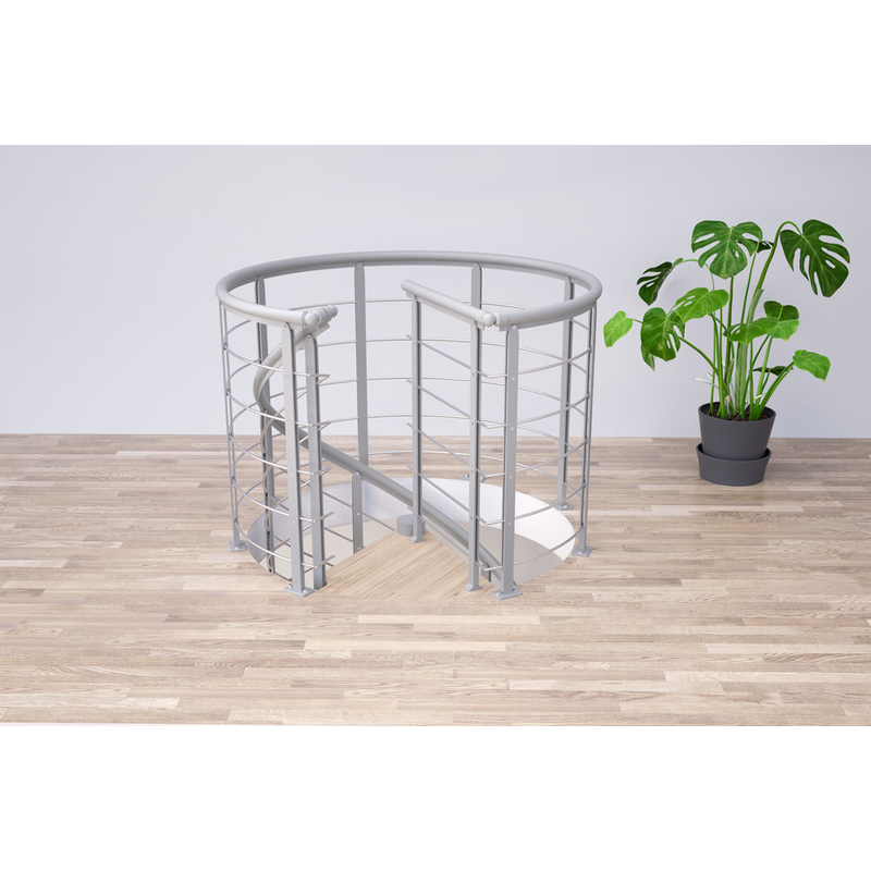 Dolle Räcke Montréal Design Avsats Dolle Silvergrå, 140/160 Cm