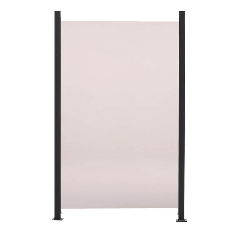 Hortus Glasstaketset Aluminium Hortus 1 Modul + 2 Stolpar (100 X 150 Cm)