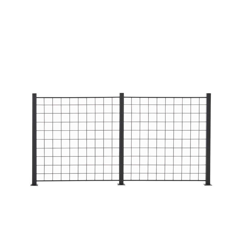 Hortus Spaljéset Antracitgrå 100x100x108 Cm Hortus 2 Sektioner (inkl 3 Aluminiumstolpar)