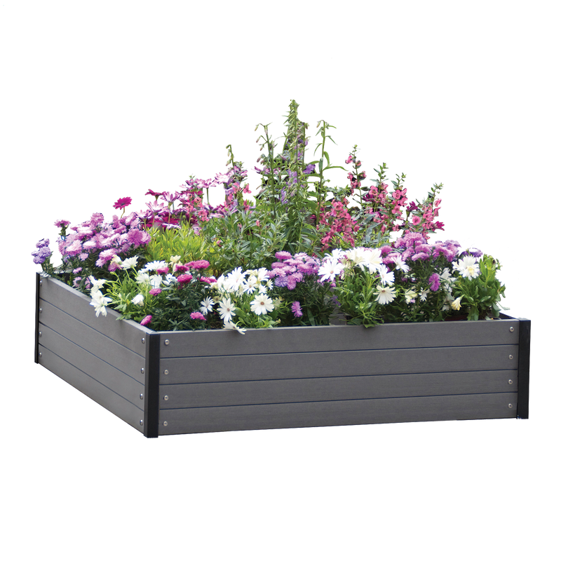 Hortus Planteringslåda Wpc Antracit Hortus 24 X 110 X 110 Cm