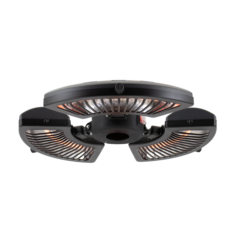 Hortus Terrassvärmare Parasoll 800/1600/2400w Svart Hortus