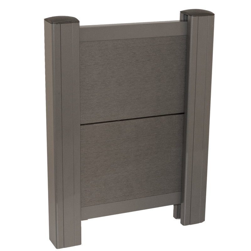 Hortus Staketset Komposit Spontad Profil Borstad Royal Como Hortus 184.9 Cm, 6 Moduler