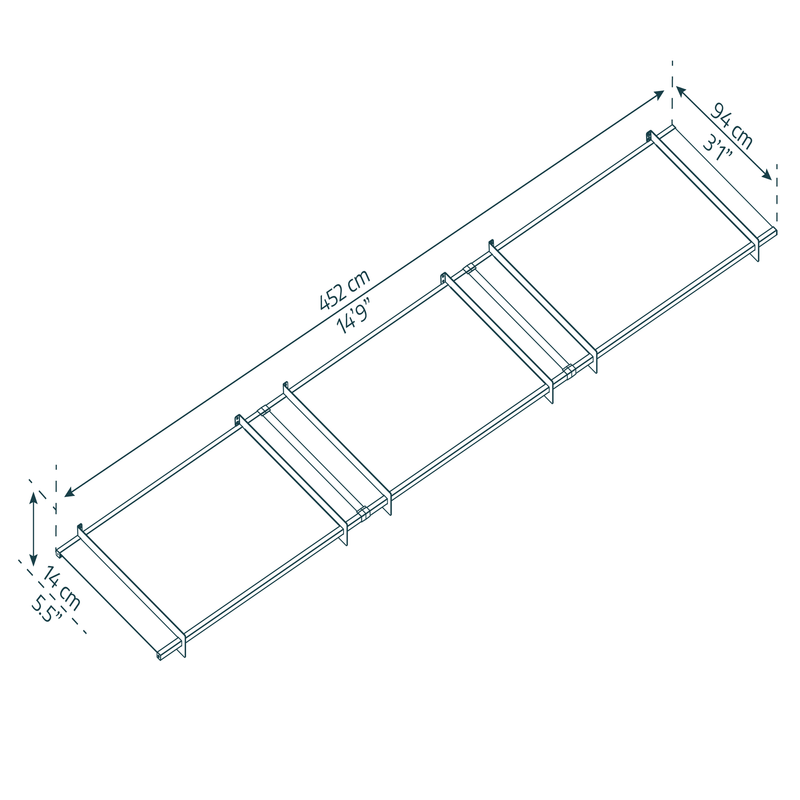 Canopia Entrétak Nancy Canopia 14x452x94 Cm