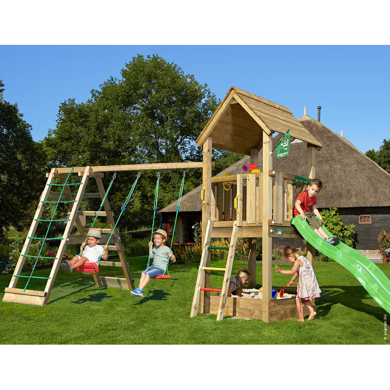 Jungle Gym Lektorn Komplett Club  Climb Modul X'tra Och Rutschkana