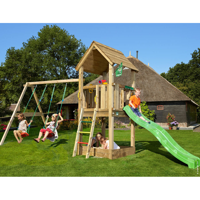 Jungle Gym Lektorn Komplett Club  Swing Modul X'tra Och Rutschkana