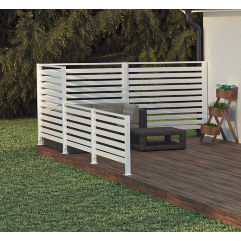 Skotte Garden Aluminiumstaket Rand Skotte Garden Vit, 180x90 Cm