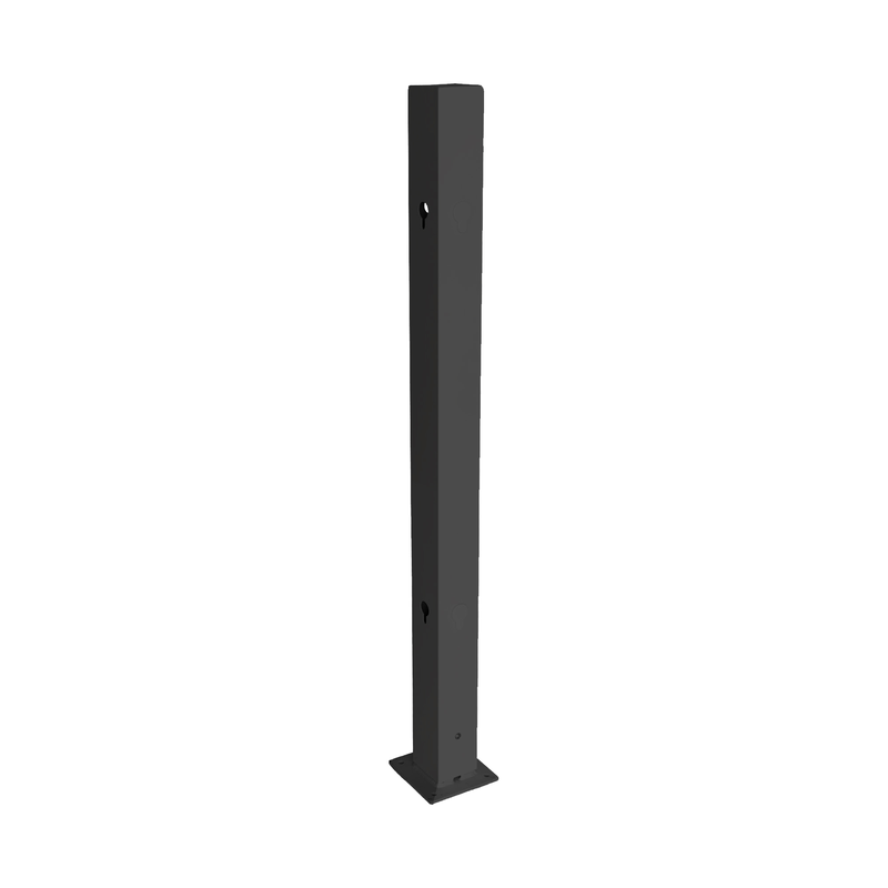 Skotte Garden Stolpe Rand Med Fot Svart Skotte Garden 100 Cm