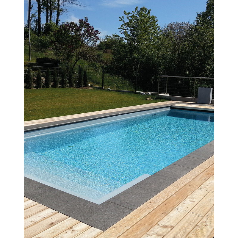 Planet Pool Thermoblock Poolpaket Cf Block Premium Planet Pool 700 X 350 X 150 Cm, Marmorerad