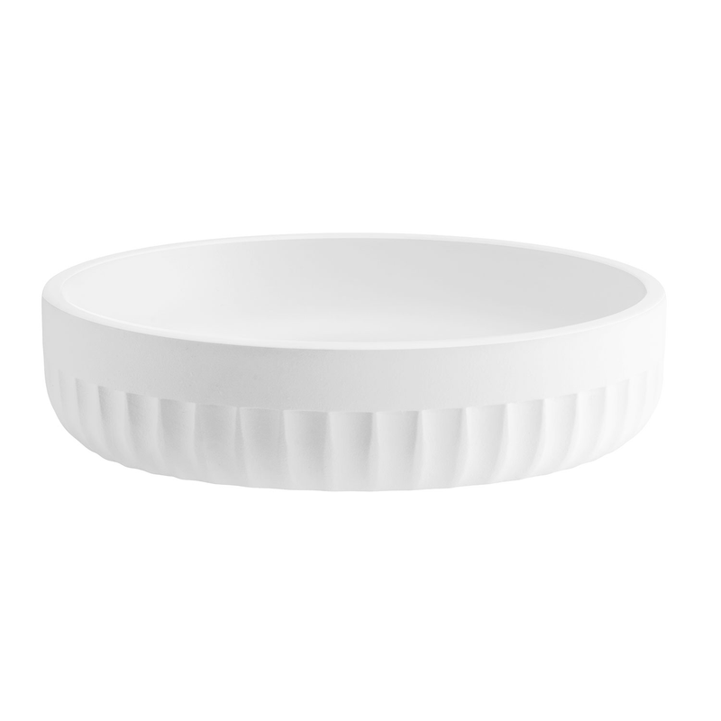 Beslagsboden Tvålkopp Fristående 122 Mm  Matt Vit