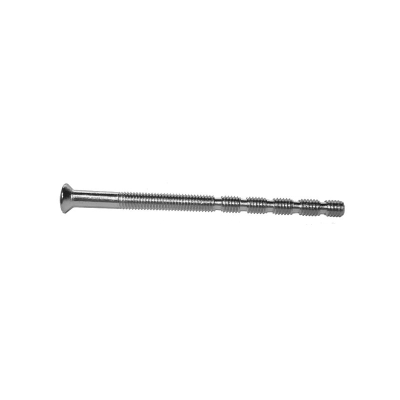 Beslagsboden Skruv Genomgående M4x65 Mm  Polerad