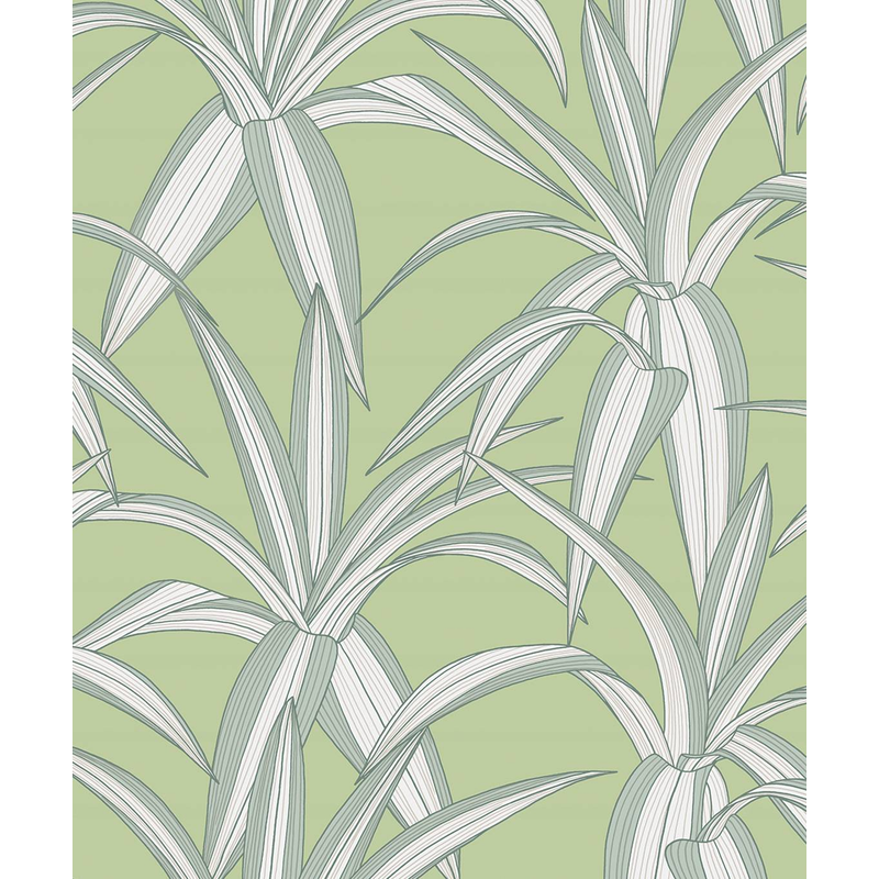 Nextwall Tapet Självhäftande Tossed Cradle Plant Nextwall Spring Green, Rulle 5,5 M X 53 Cm