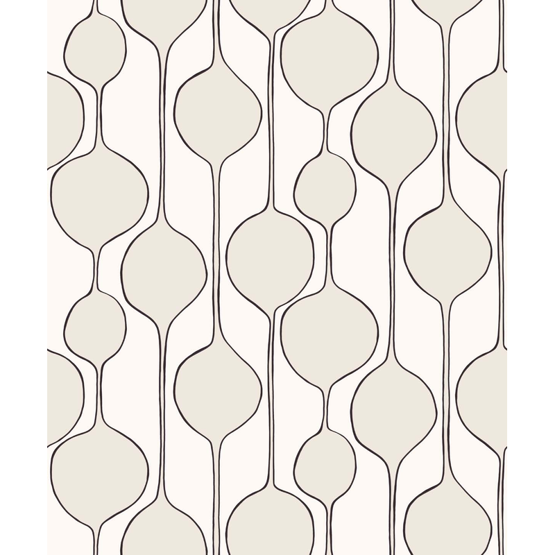 Nextwall Tapet Självhäftande Bubble Stripe Nextwall Rulle 5,5 M X 53 Cm