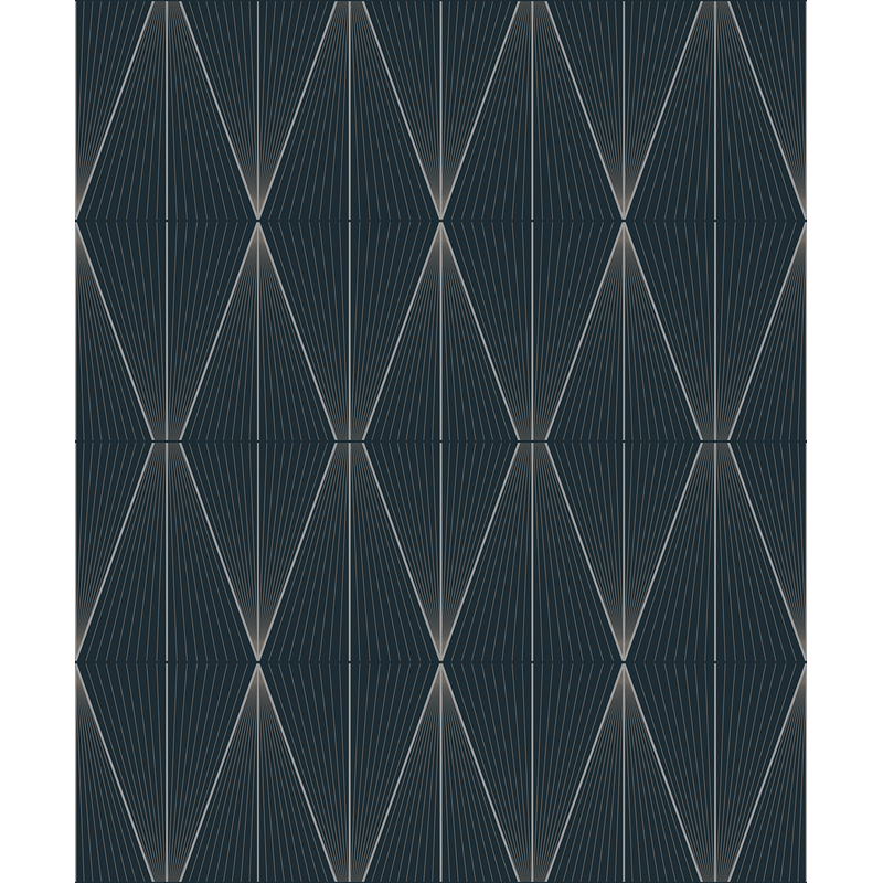 Nextwall Tapet Självhäftande Geo Diamond Nextwall Blue Denim & Pewter, Rulle 5,5 M X 53 Cm