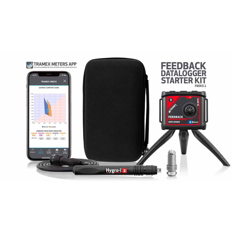 Tramex Fuktlogger Betongset Tramex