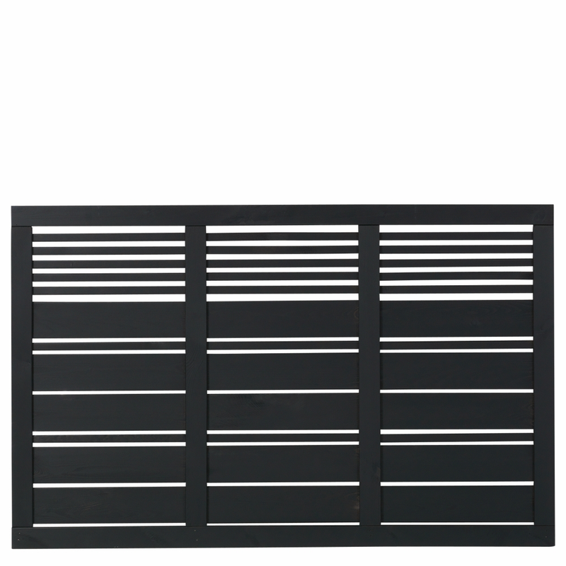 Plus Staket Silence  176×110 Cm, Svart