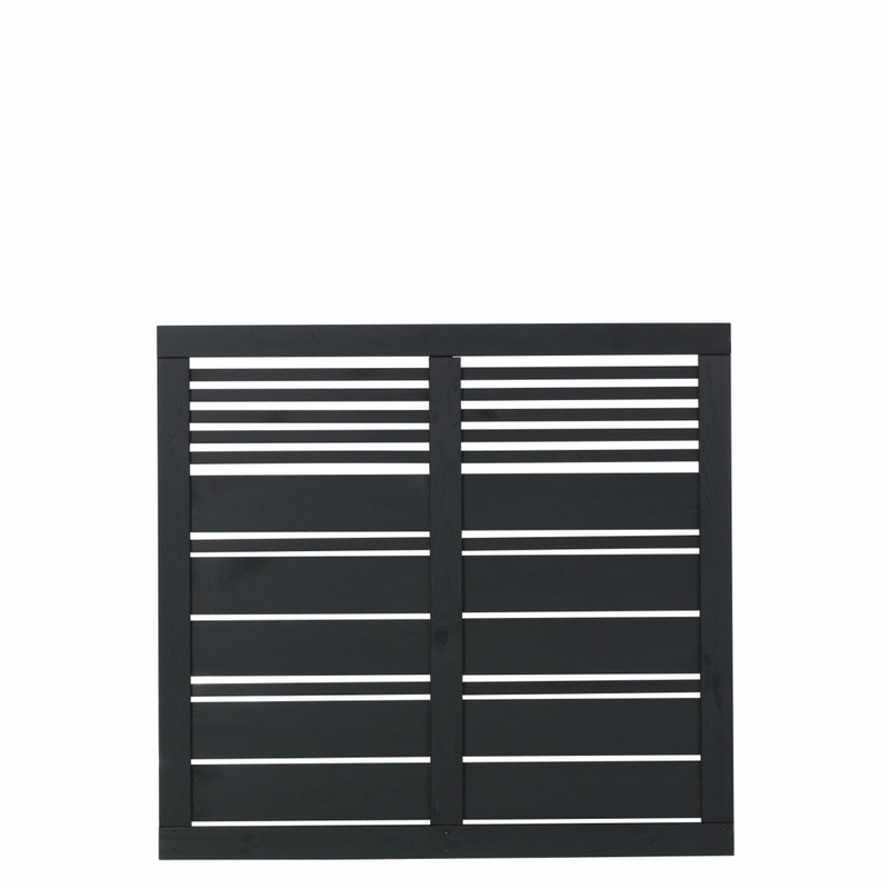 Plus Staket Silence  120×110 Cm, Svart