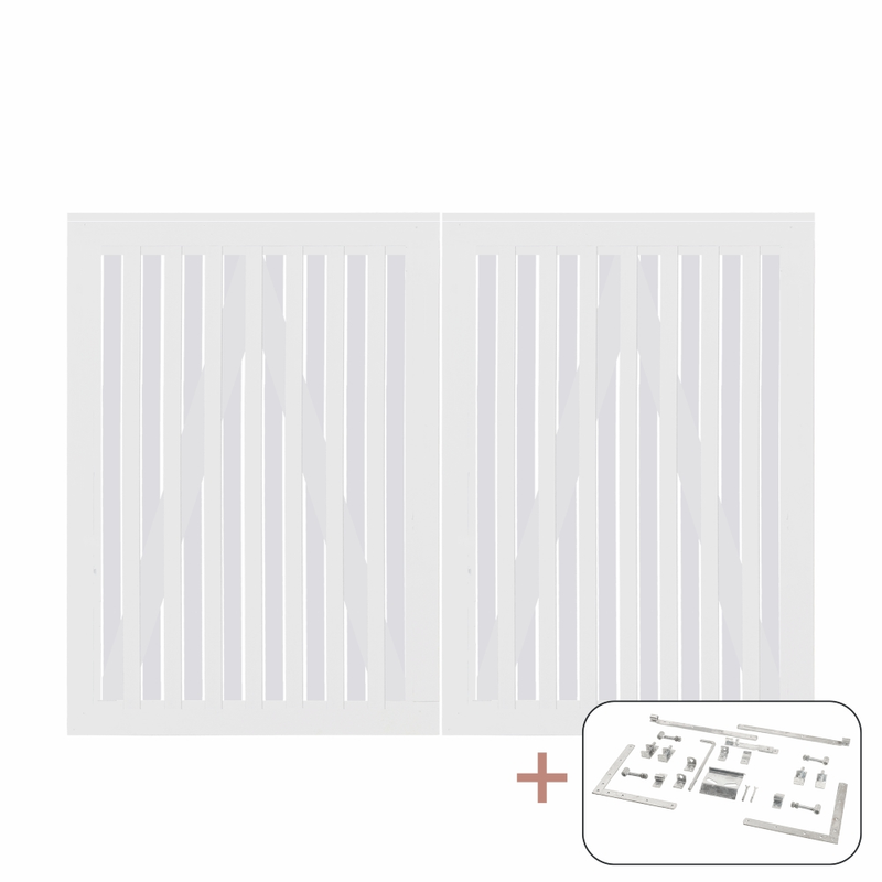 Plus Grind Nagano Dubbelt  200×140 Cm, Vit