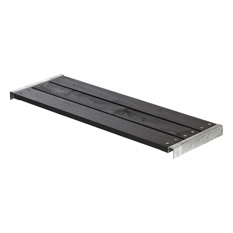 Plus Bänk Cubic Pipe  120x37 Cm (svart)