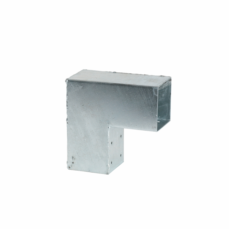 Plus Hörnbeslag Cubic Enkel  9x9 Cm, Stål
