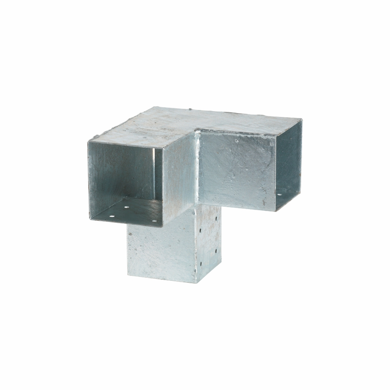 Plus Hörnbeslag Cubic Dubbelt  9x9 Cm, Stål